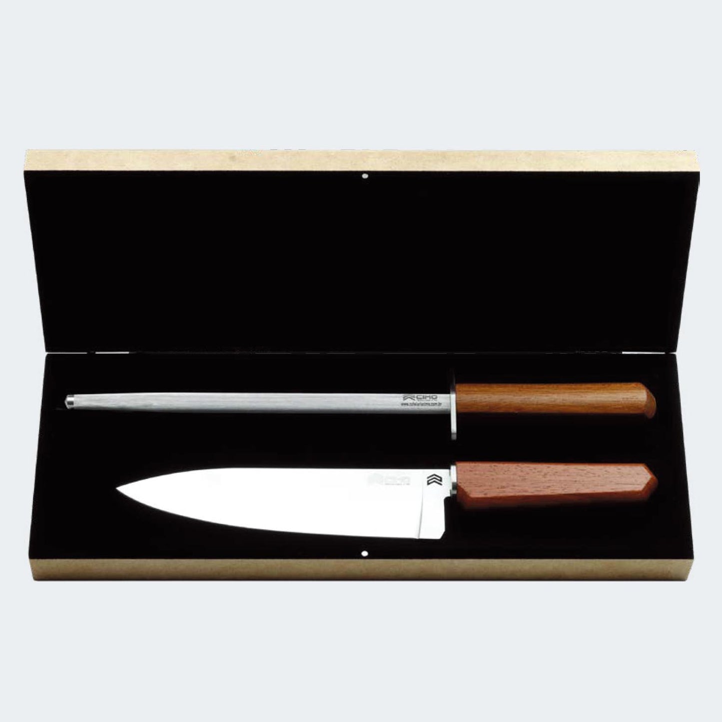 Kit Churrasco Oiti Brasa - Faca Chef 8" 3001/8 e Chaira 10" 3013/10 TS - 3001/8 K2