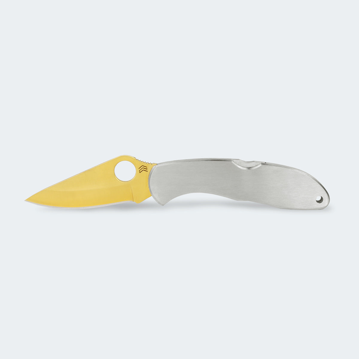 Canivete Cimo Heeler 8 Gold Titanium Com Clip | Cimo