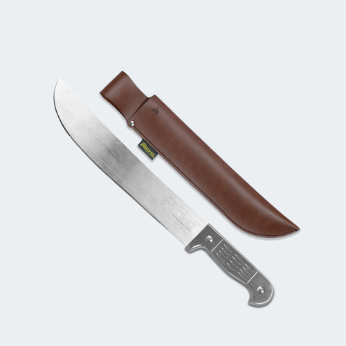 Facão Cimo 12” Carbono Cabo Alumínio Com Bainha - 1040/12 C/B