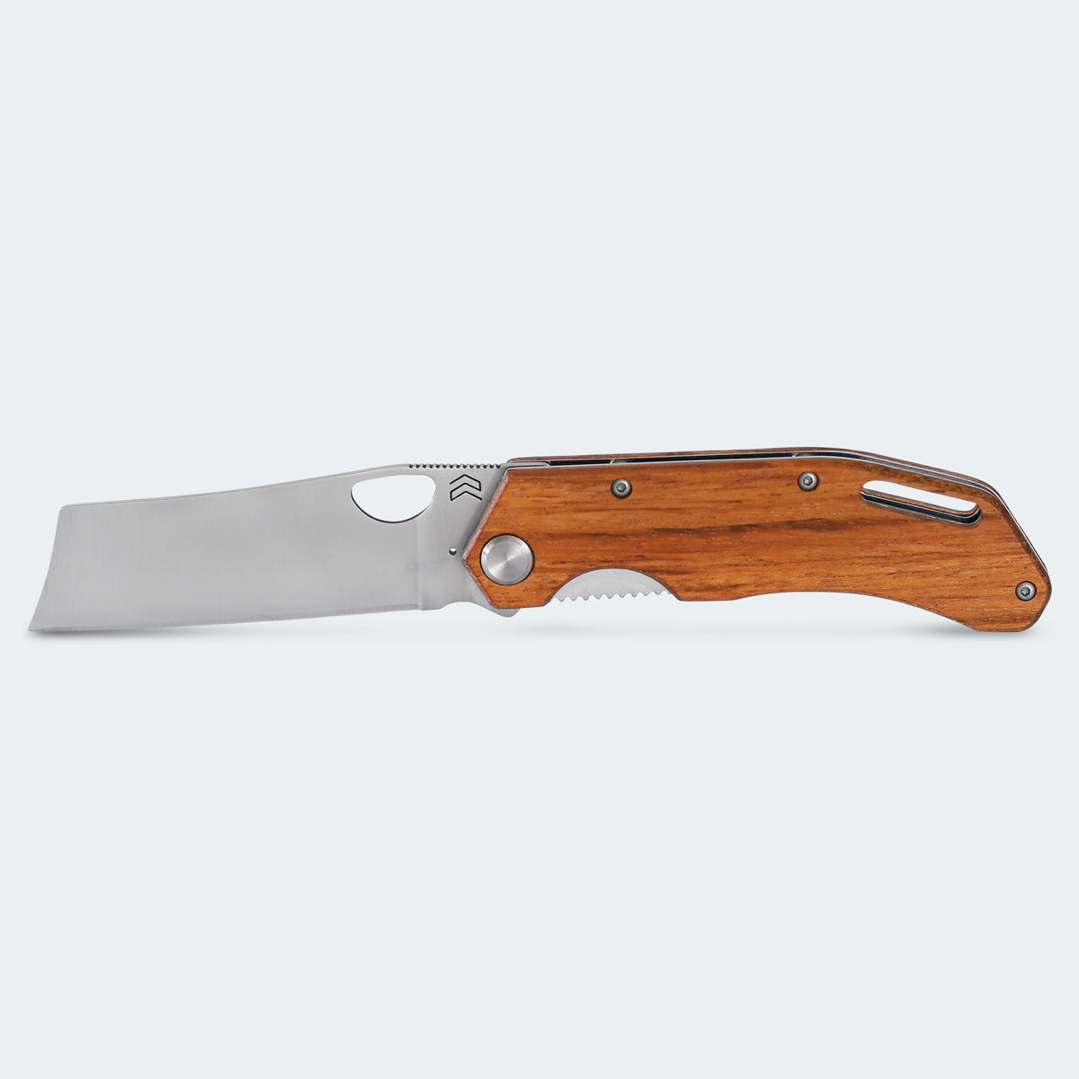 Canivete Cimo Brown Horse Cleaver Inox Cabo Madeira Bh85c