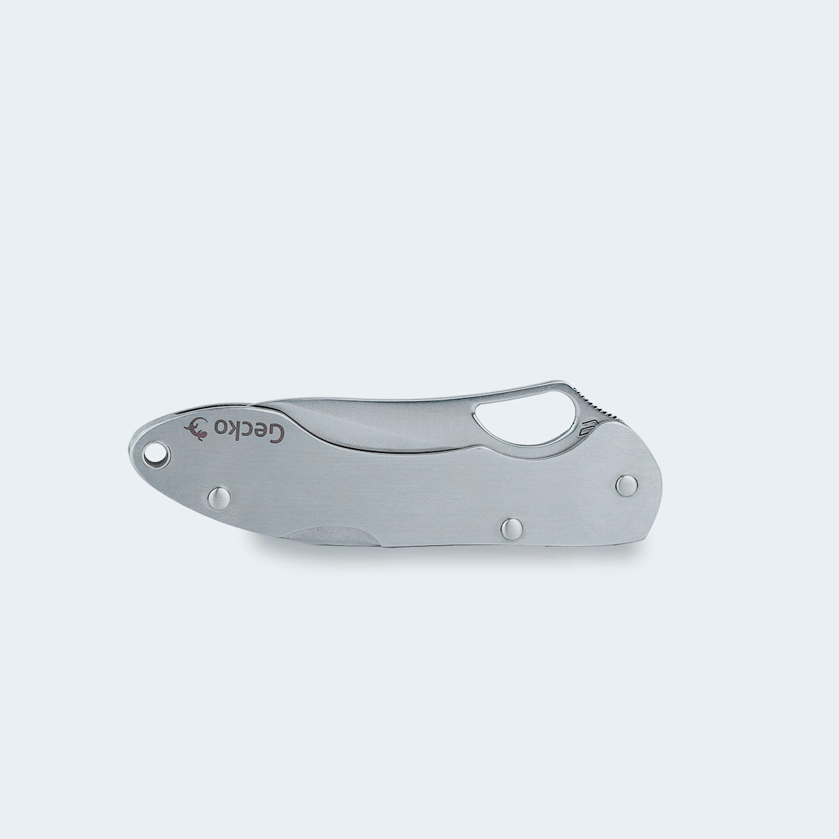 Canivete Cimo Gecko 7 Roping Inox Cabo Inox Com Clip - GE7R