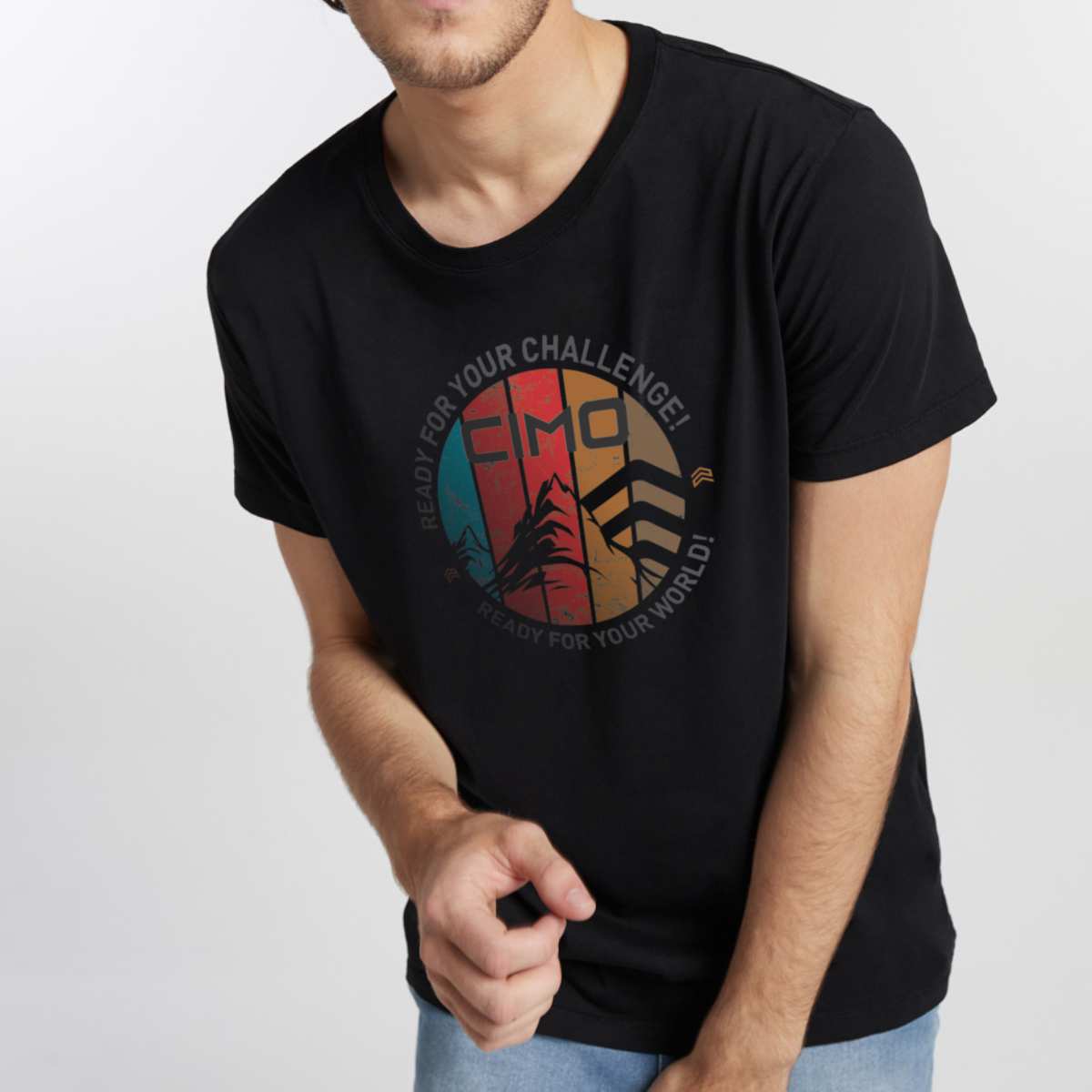 Camiseta Com Estampa Cimo Montanhas