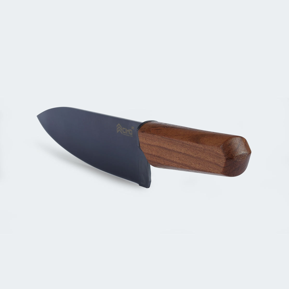 Faca Cimo Oiti Chef 8” Black Titanium Cabo Madeira Com Estojo – 3001/8-BTI E