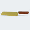 Faca Cimo Oiti Santoku 8” Gold Titanium Cabo Madeira Com Estojo - 3003/8-GTI E