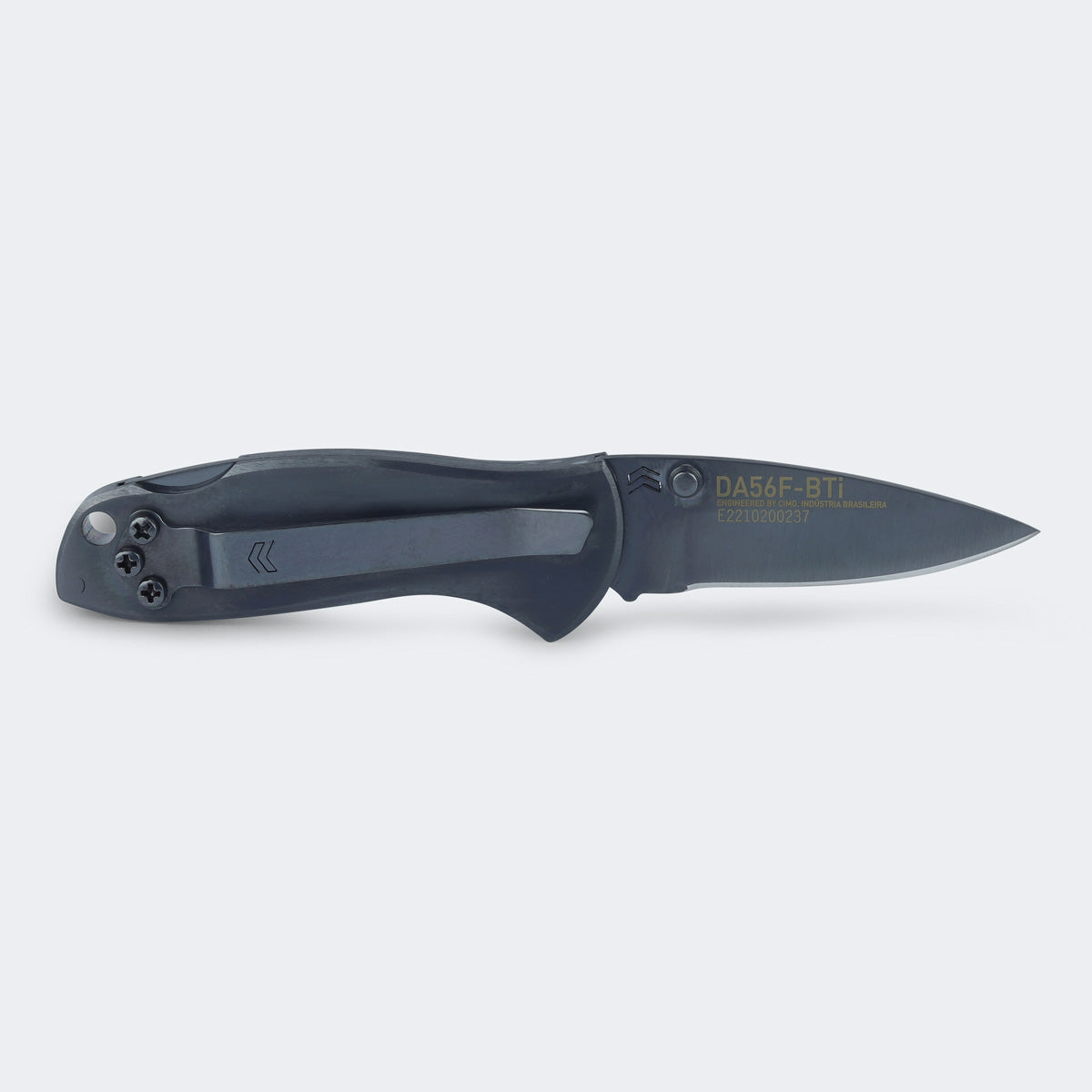 Canivete Cimo Dallas 56 Black Titanium Full Com Clip – DA56F-BTI