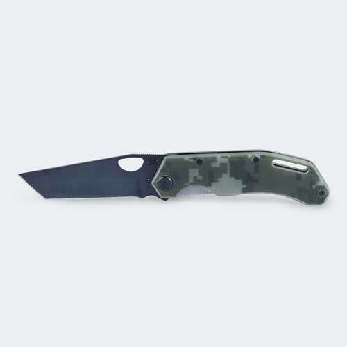 Canivete Cimo Komodo Tanto Black Titanium Cabo G10 Com Clip - K85T-G10-BTI