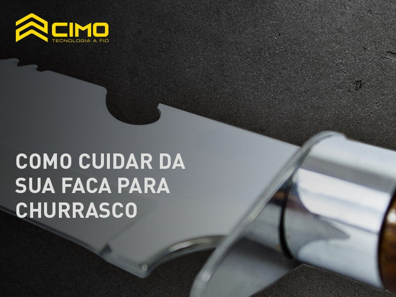 Como cuidar da sua faca para churrasco?