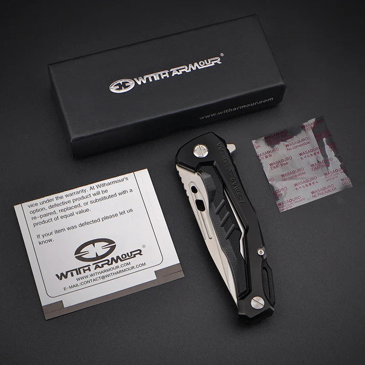 Canivete EDC Thor With Armour – Aço D2, Trava Frame Lock, Cabo G10 | Força e Precisão
