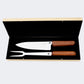 Kit Churrasco Oiti Brasa - Faca Chef 8” 3001/8 E Garfo 9” Com Estojo - 3001/8 K1