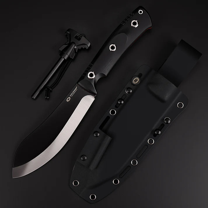 Machete BigMuk-BK With Armour – Aço 1095, Cabo G10 | Corte Pesado e Bushcraft