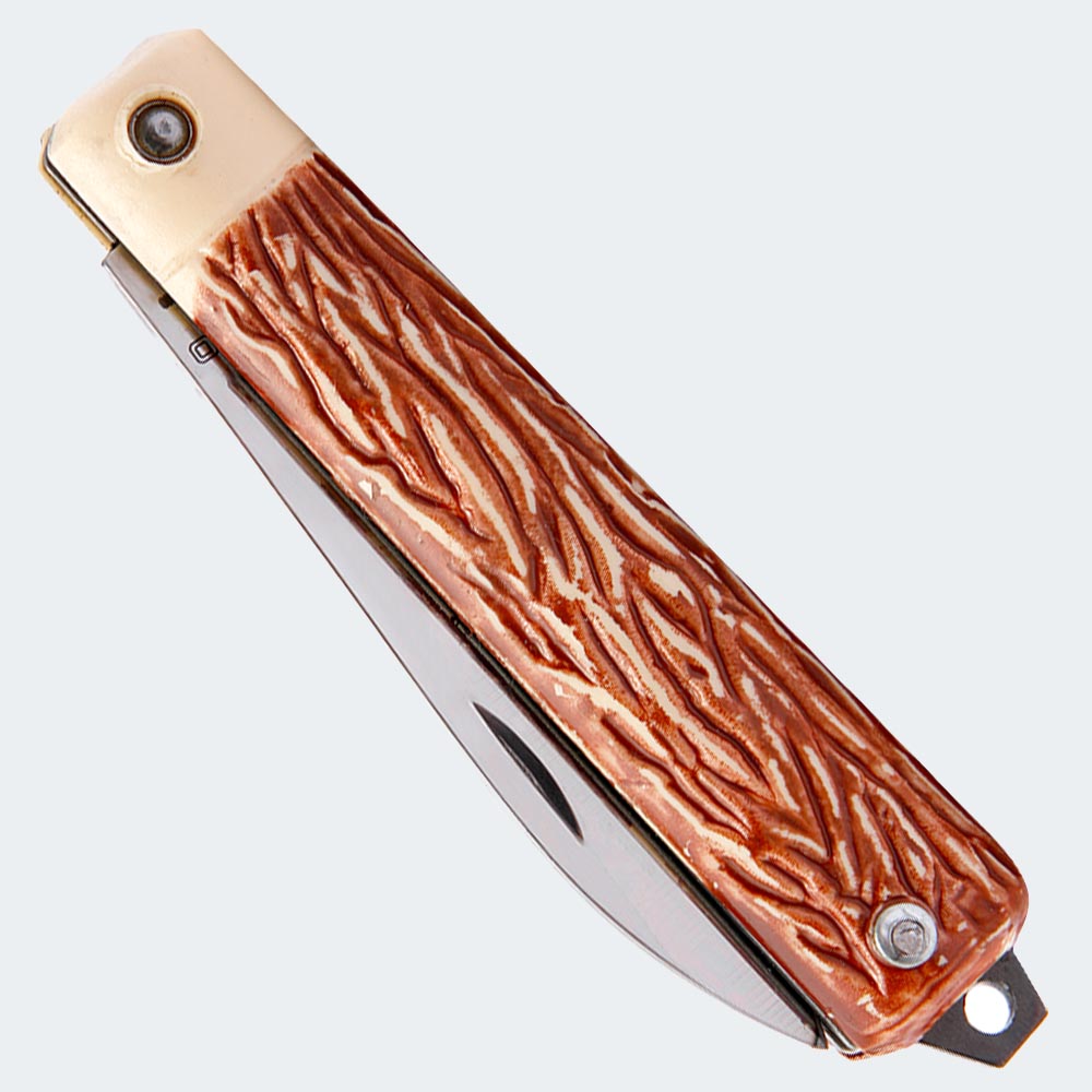 Canivete Cimo Carbono Cabo Acetato Com Bainha - 52/PC C/B