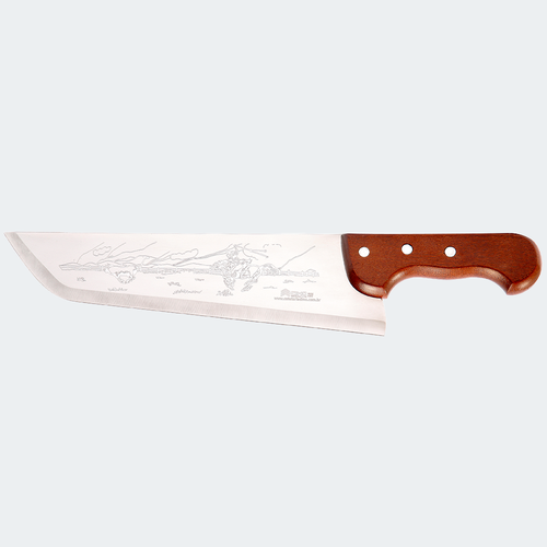 Faca Cimo Inox Cabo Madeira Com Bainha – 660/RD C/B