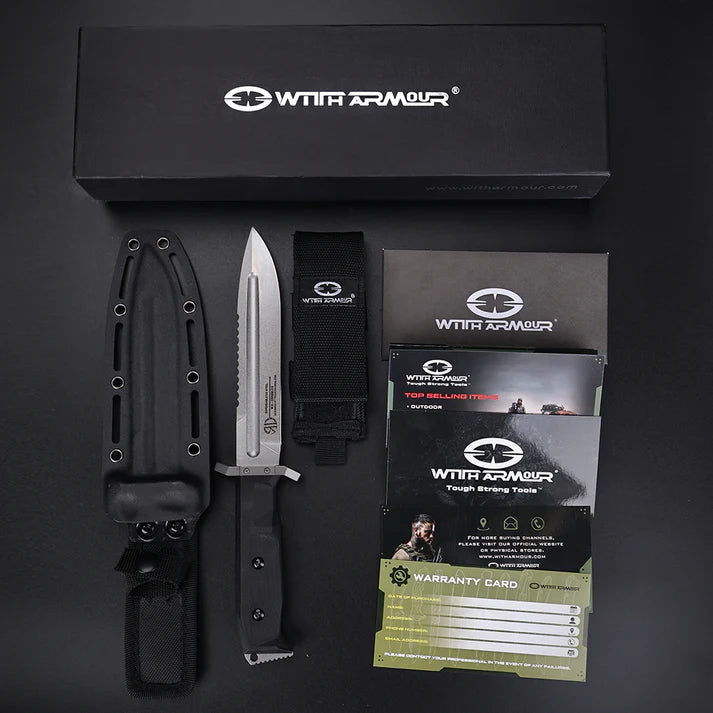 Faca Expendable With Armour – Aço D2, Cabo G10 | Versátil para EDC e Outdoor