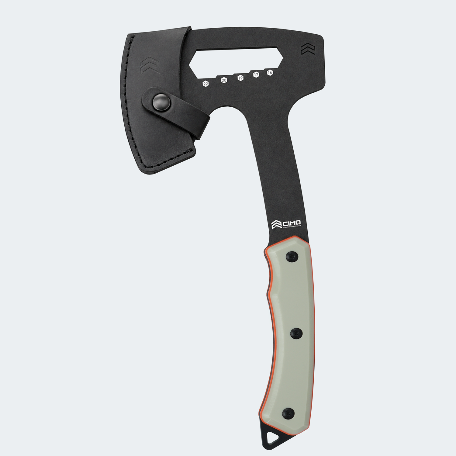 Machado Ax Carbono Preto Cabo Rigiflex Coyote Com Bainha