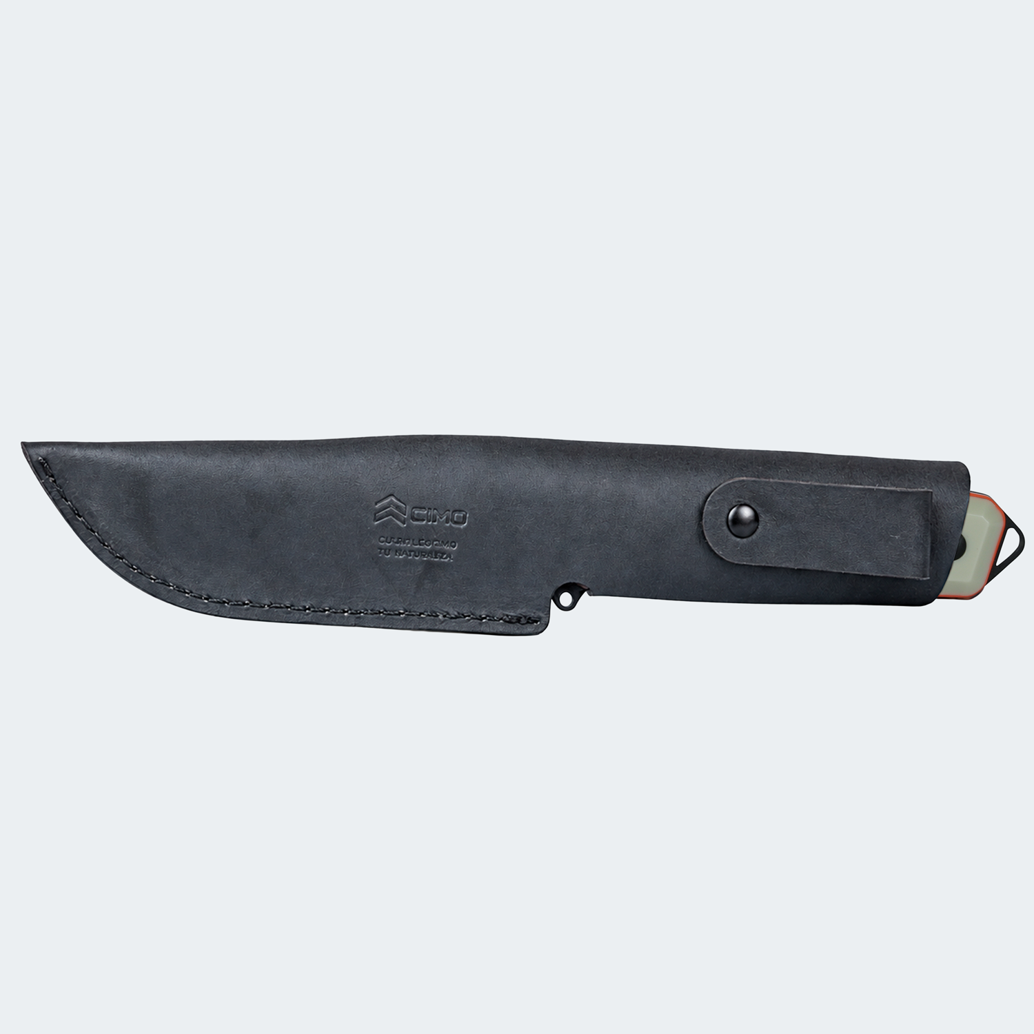 Faca Cimo Ax Borba Carbono 5” Preto Cabo Rigiflex Coyote Com Bainha - 4041/5 RFCO-PT