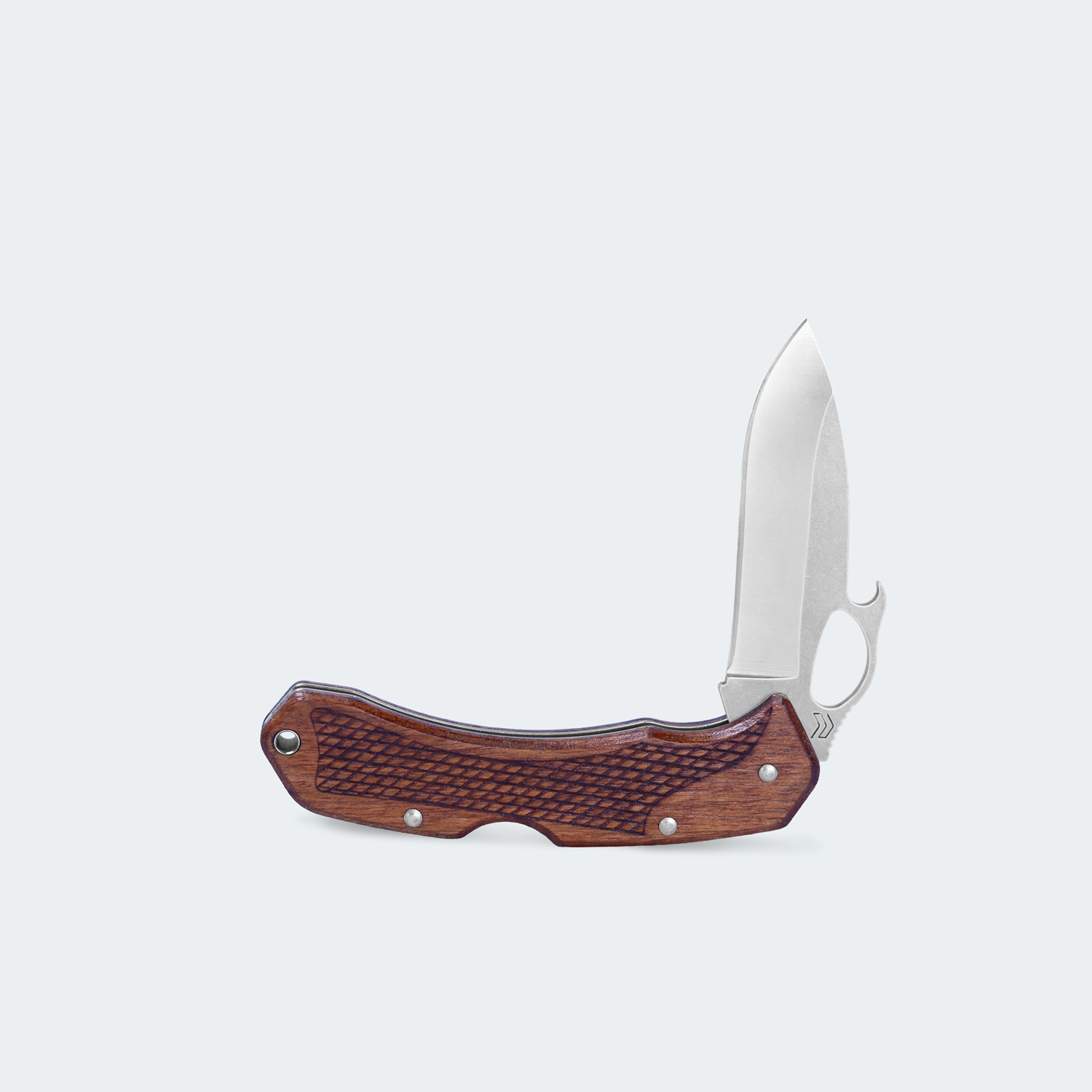 Canivete Cody Hunter Saque Rápido Madeira com Clip - CY79S-MAD