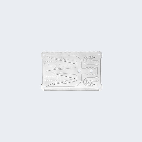 Cartão Sobrevivência Cimo Inox Bushcraft 8 em 1 - SC01