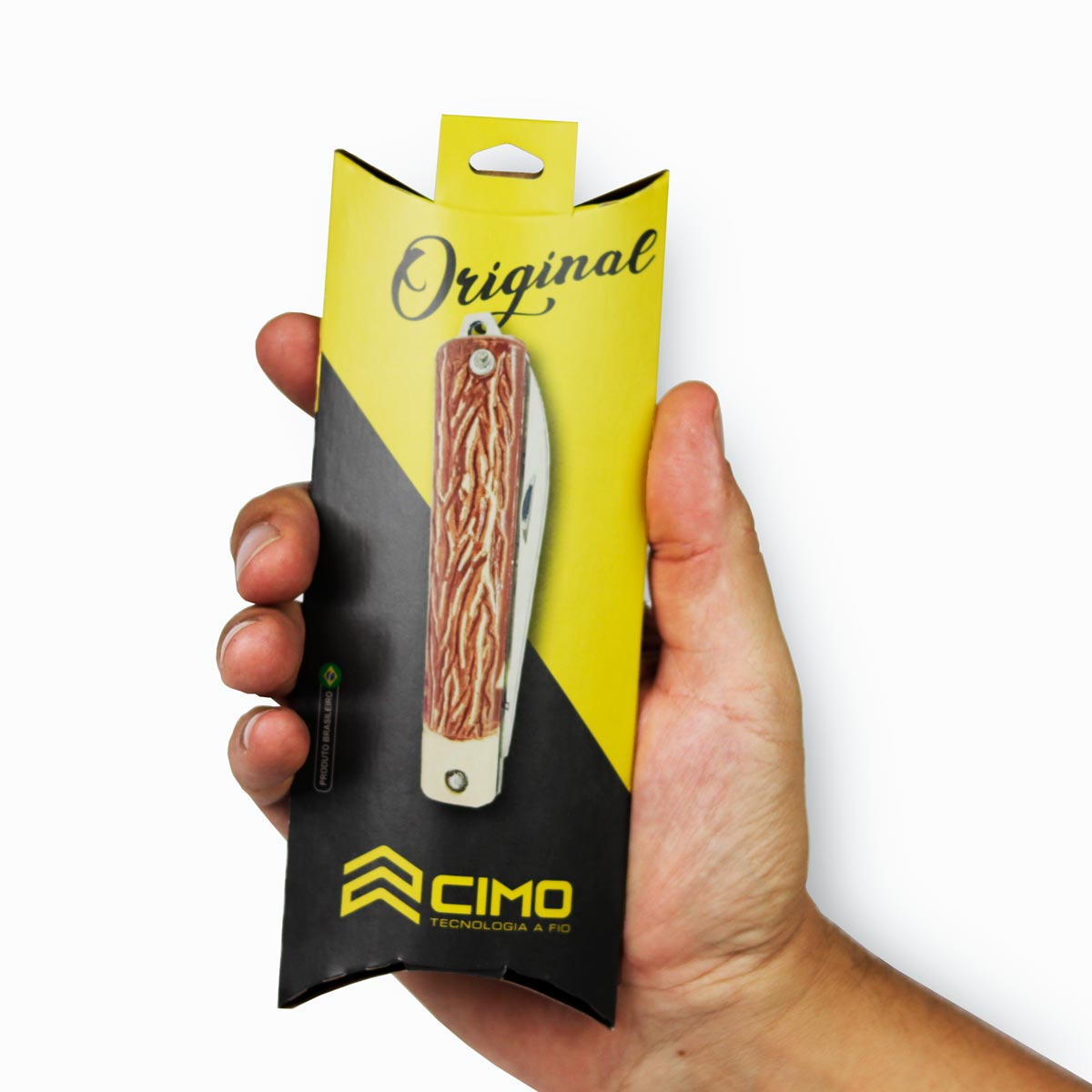 Canivete Cimo Inox Cabo Acetato - 52/P INOX