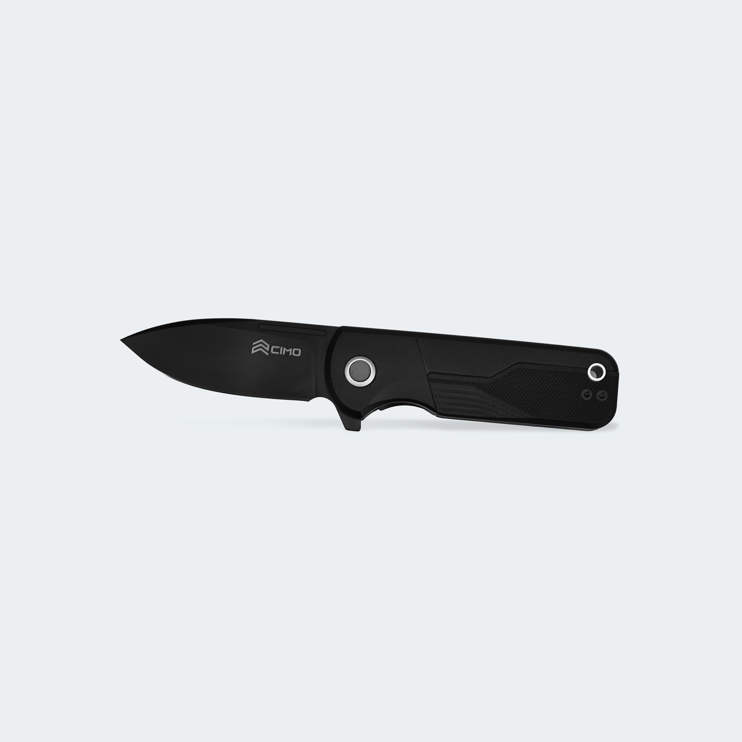 HydroSight Full Eclipse — Canivete EDC 70mm Stealth All-Black PVD