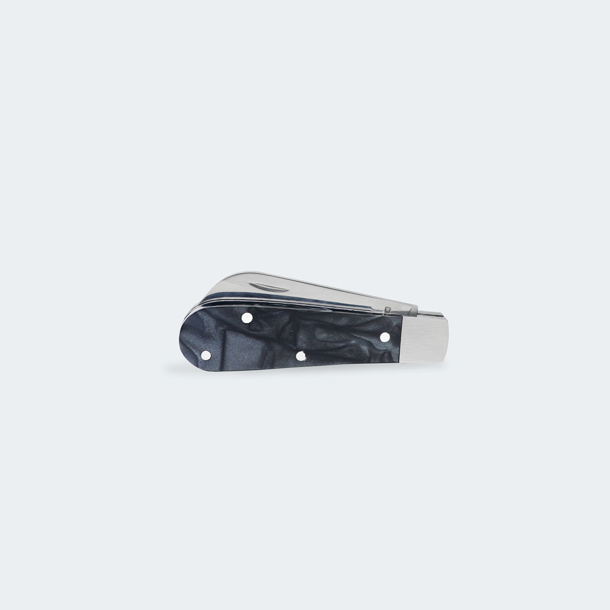 Canivete Cimo Inox Cabo Acrílico Preto Com Clip - 20/3 PT CLIP