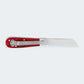 Canivete Cimo Inox Cabo Acrílico Vermelho Com Clip - 20/3 CLIP