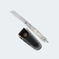 Canivete Cimo Inox Cabo Inox E Acrílico Branco Com Bainha - 330/5 I A C/B