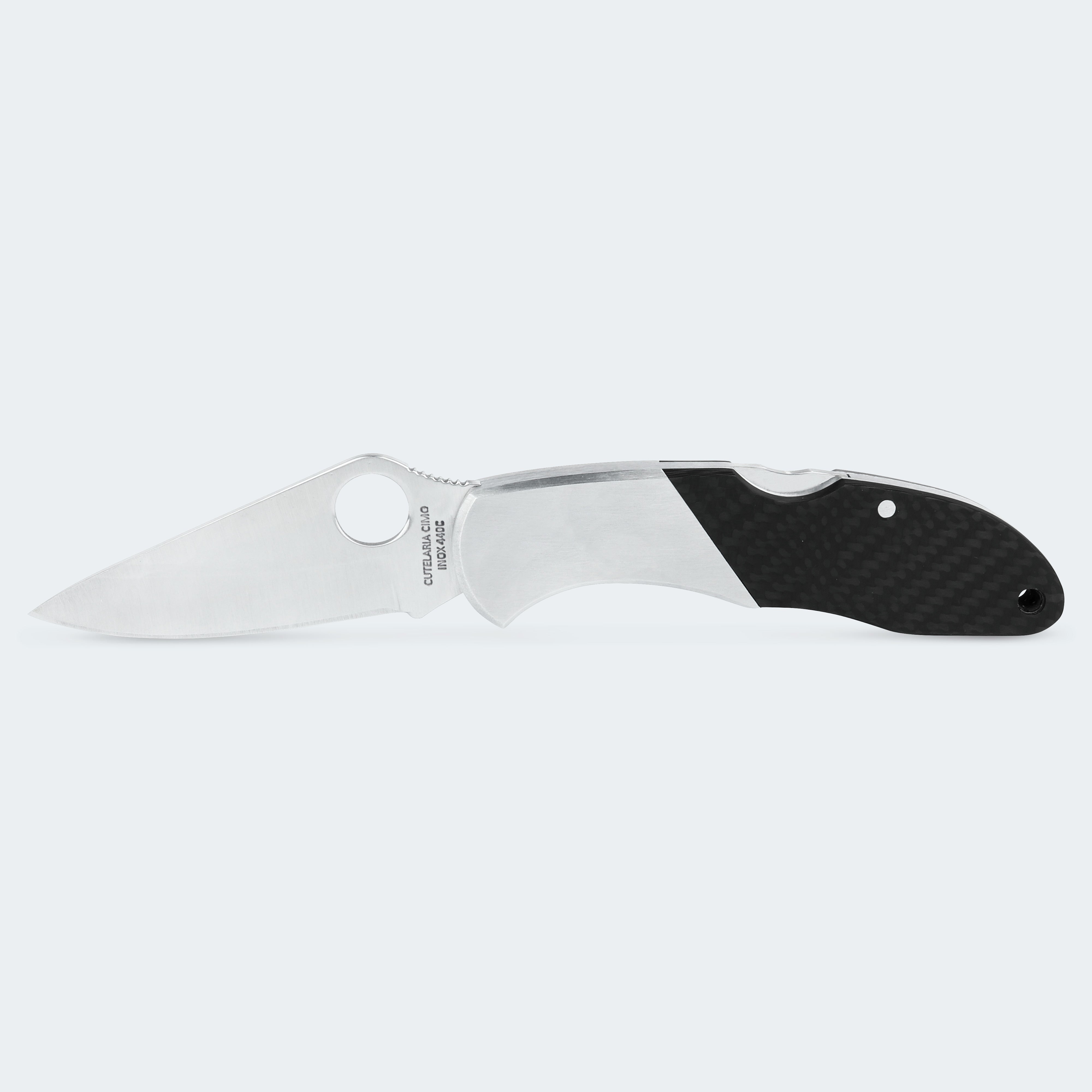 Canivete Cimo Heeler 8 Inox Cabo Fibra Carbono | CIMO