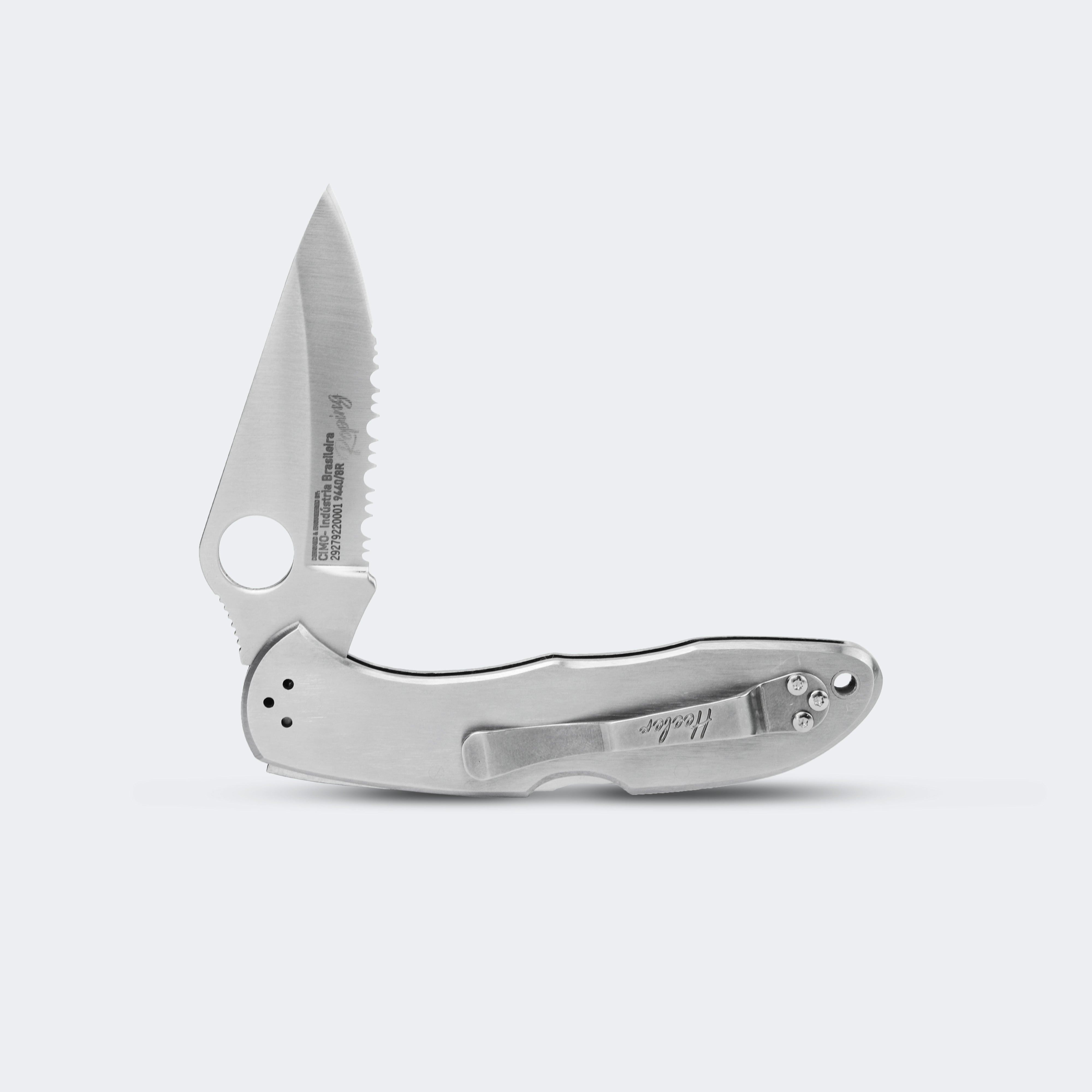 Canivete Cimo Heeler 8 Roping Inox Cabo Inox Com Clip - 9440/8R
