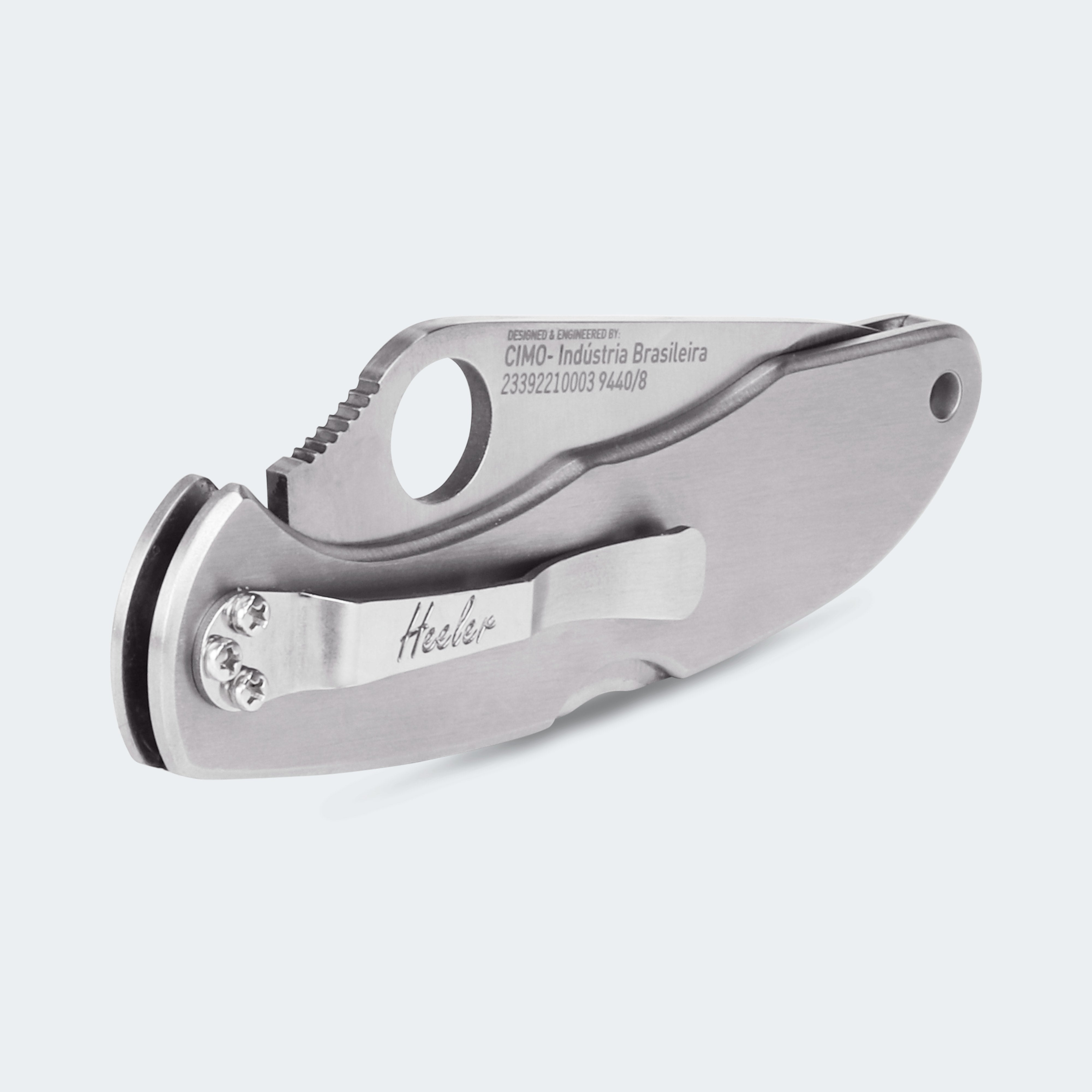 Canivete Heeler 8 Inox Cabo Inox Com Clip | CIMO – Cimo