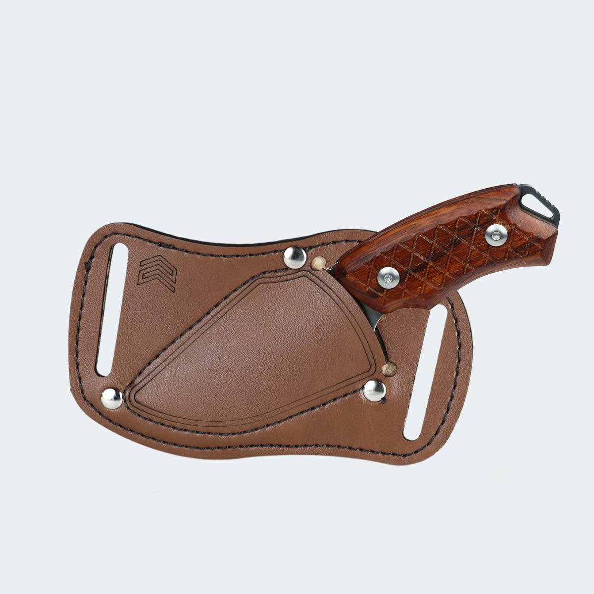 Faca Cimo Braba I Inox Cabo Madeira Com Bainha - BR189-MAD