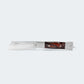 Canivete Cimo Inox Cabo Inox E Acrílico Marrom Com Bainha - 320/7 I A C/B