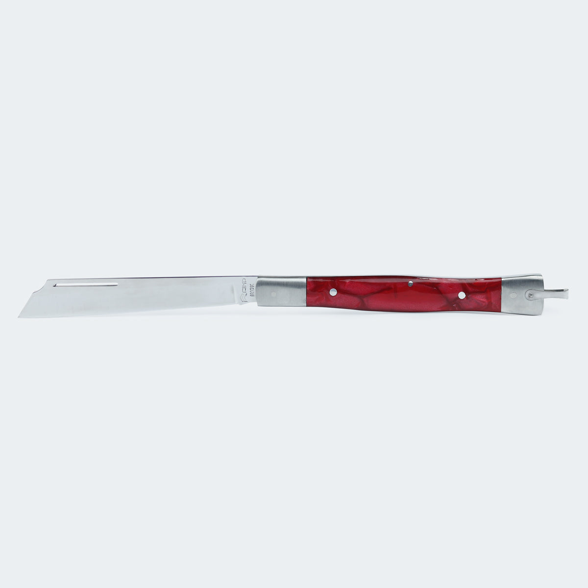 Edição Especial Ícones Cimo Canivete 330/L Inox Cabo em Acrilico Vermelho + 220/3 Mini