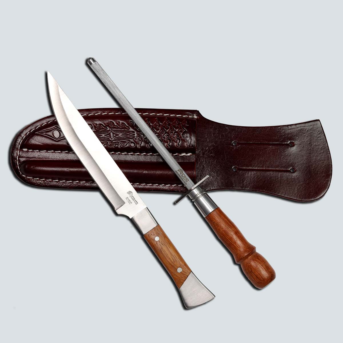 Conjunto Com Faca 2450/6 E Chaira 6” Com Bainha - 2451/6