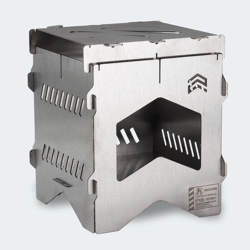 Fogareiro Desmontável Cimo Inoxfire Com Bag Verde - IF120V