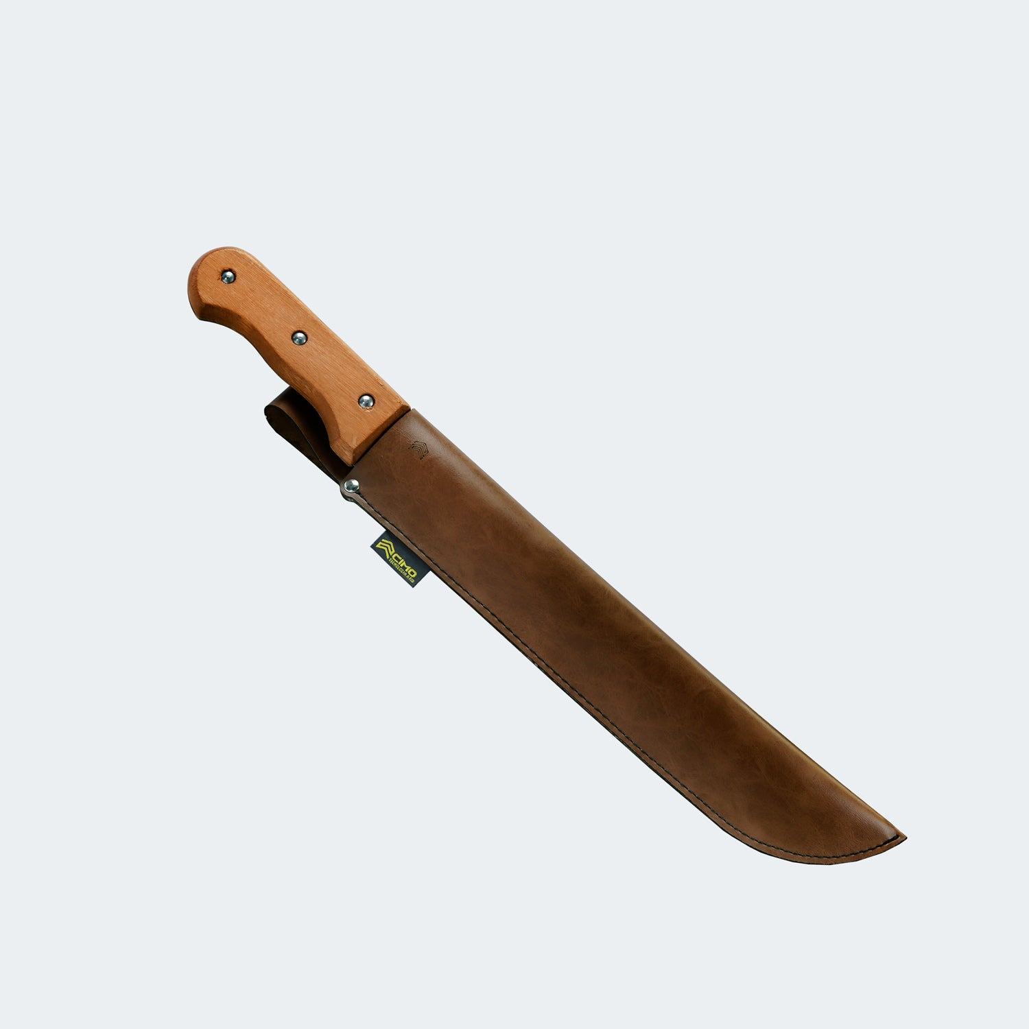 Facão Cimo 14” Cabo Madeira Com Bainha - 1030/14