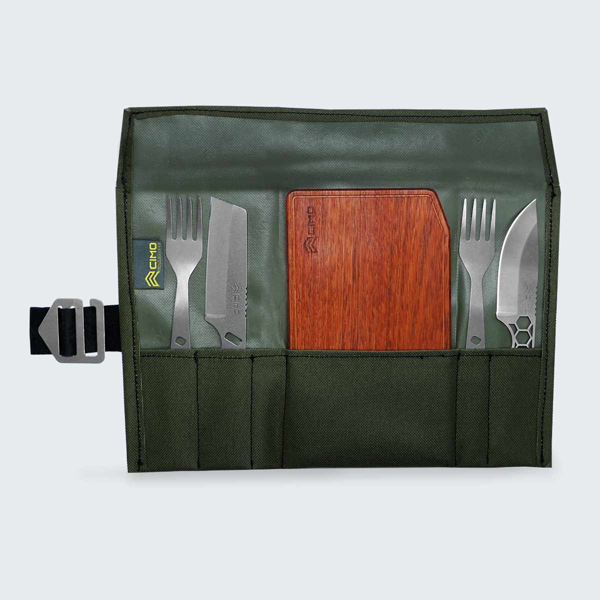 Point Cleaver Conjunto Cimo Travel Point Cleaver Duplo com Bag Verde - IC383V