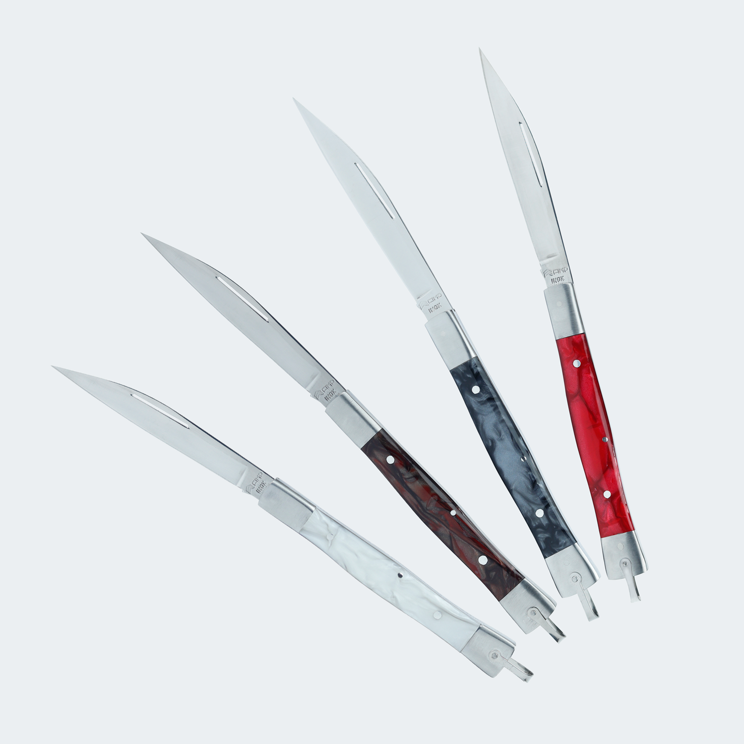 Edição Especial Ícones Cimo Canivete 330/P Inox Cabo em Acrílico Preto + 220/7 Mini