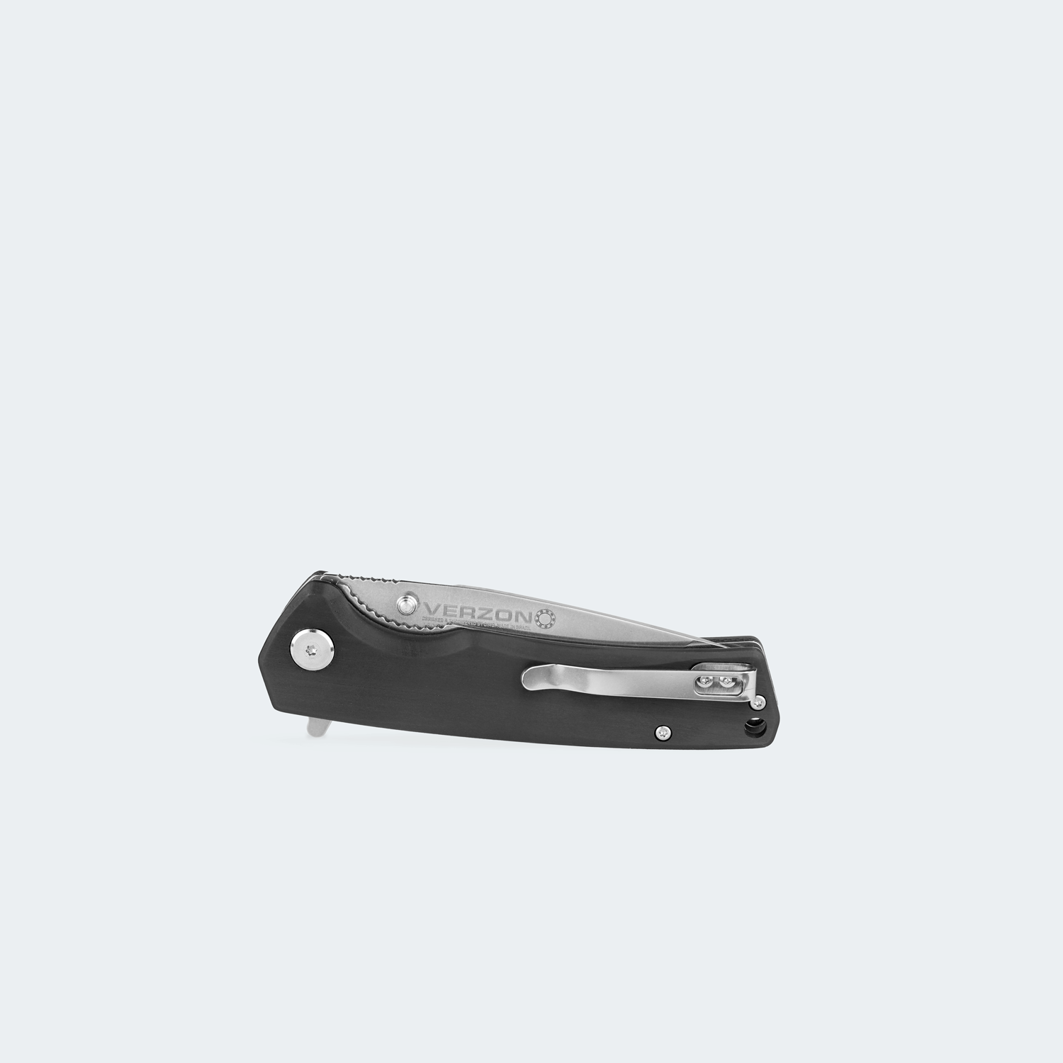 Canivete Cimo Verzon Tanto Inox Cabo Fibra de Carbono com Rolamento - VZ85T-FC