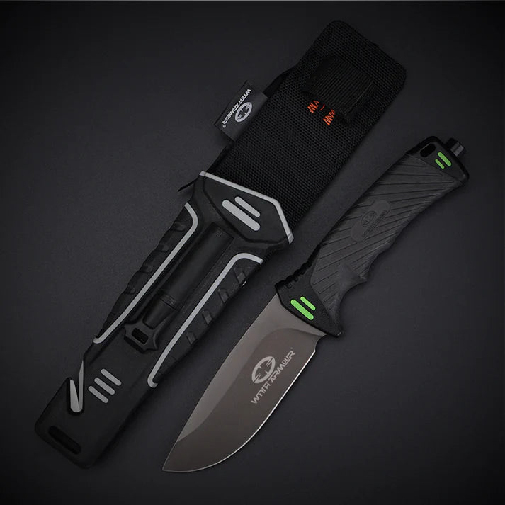 Faca Tática Nightingale With Armour – Aço D2, Cabo PP+TPR | Força e Confiabilidade