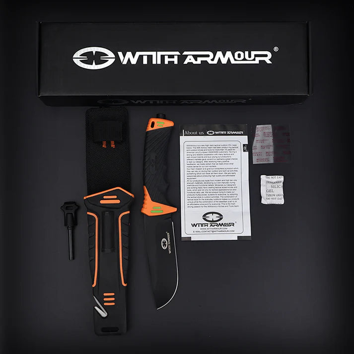 Faca Tática Nightingale With Armour – Aço 440C, Cabo PP+TPR | Durabilidade e Performance