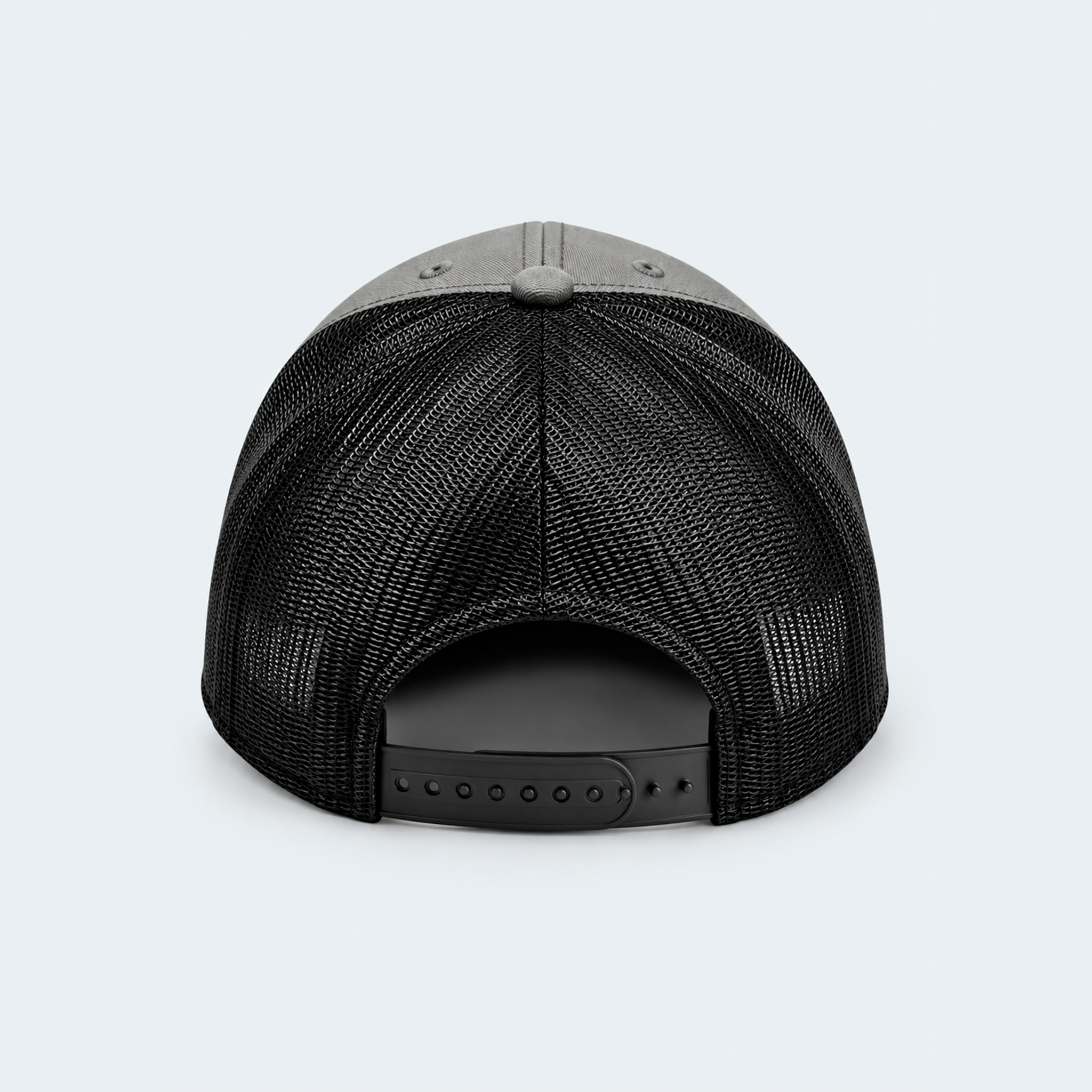 Boné Trucker Cimo Explorer Cinza - costas