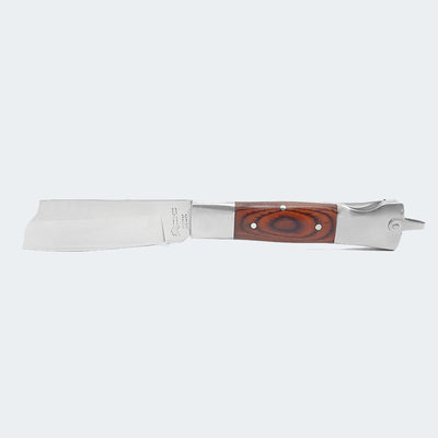 Canivete Cimo Inox Cabo Inox E Cimowood Madeira Com Trava - 320/7 I CW SS