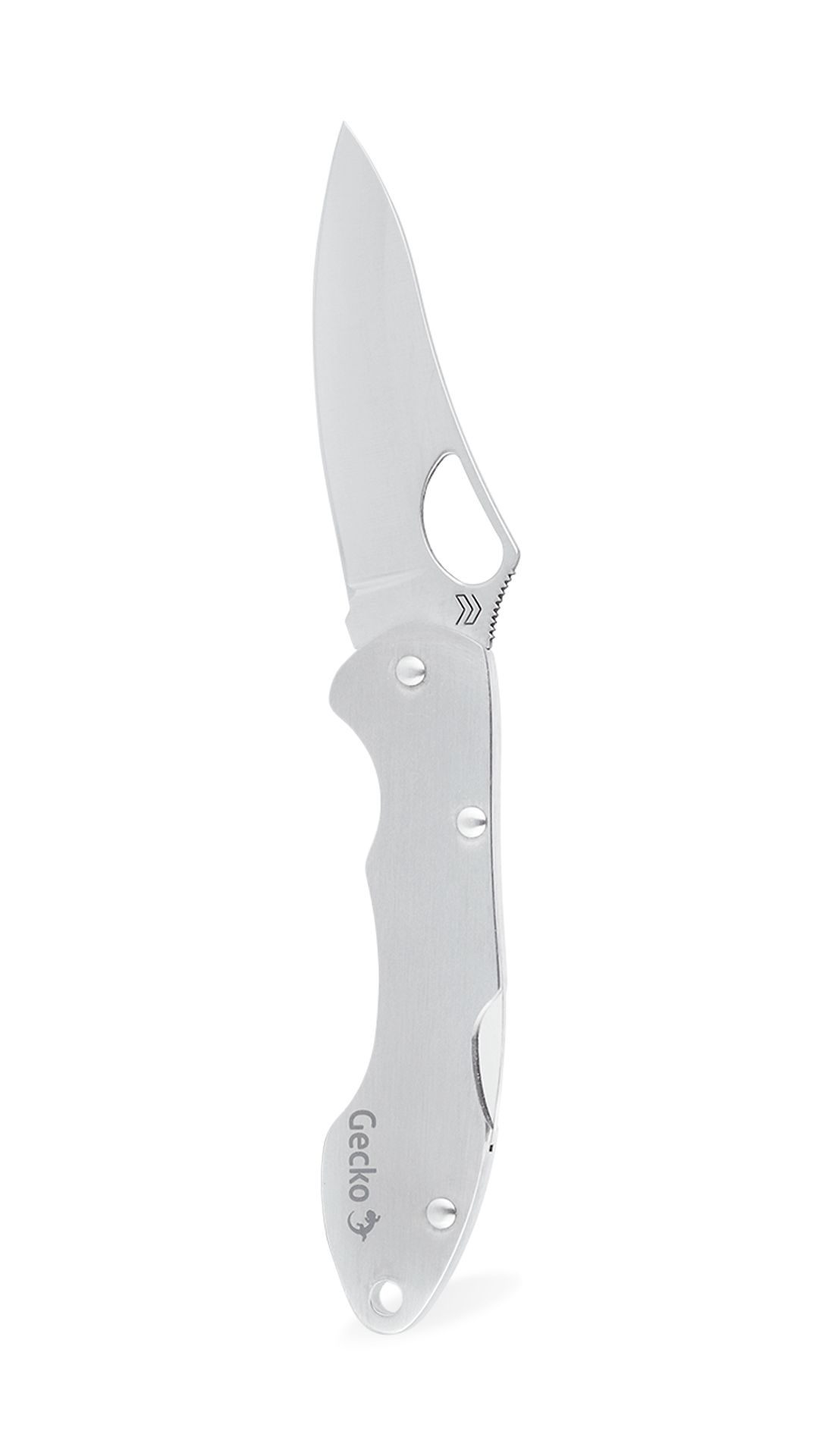 Canivete Cimo Gecko 7 Inox Cabo Inox Com Clip - GE7