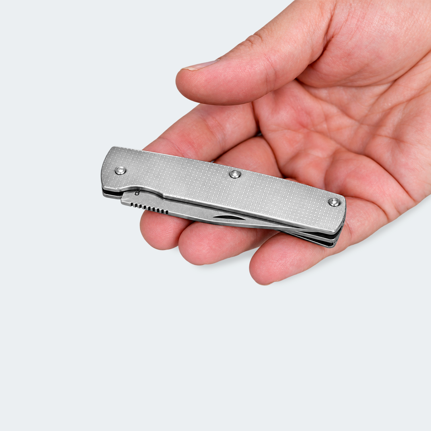 Canivete Cimo Inox Cabo Inox Com Clip - 14/3 CLIP