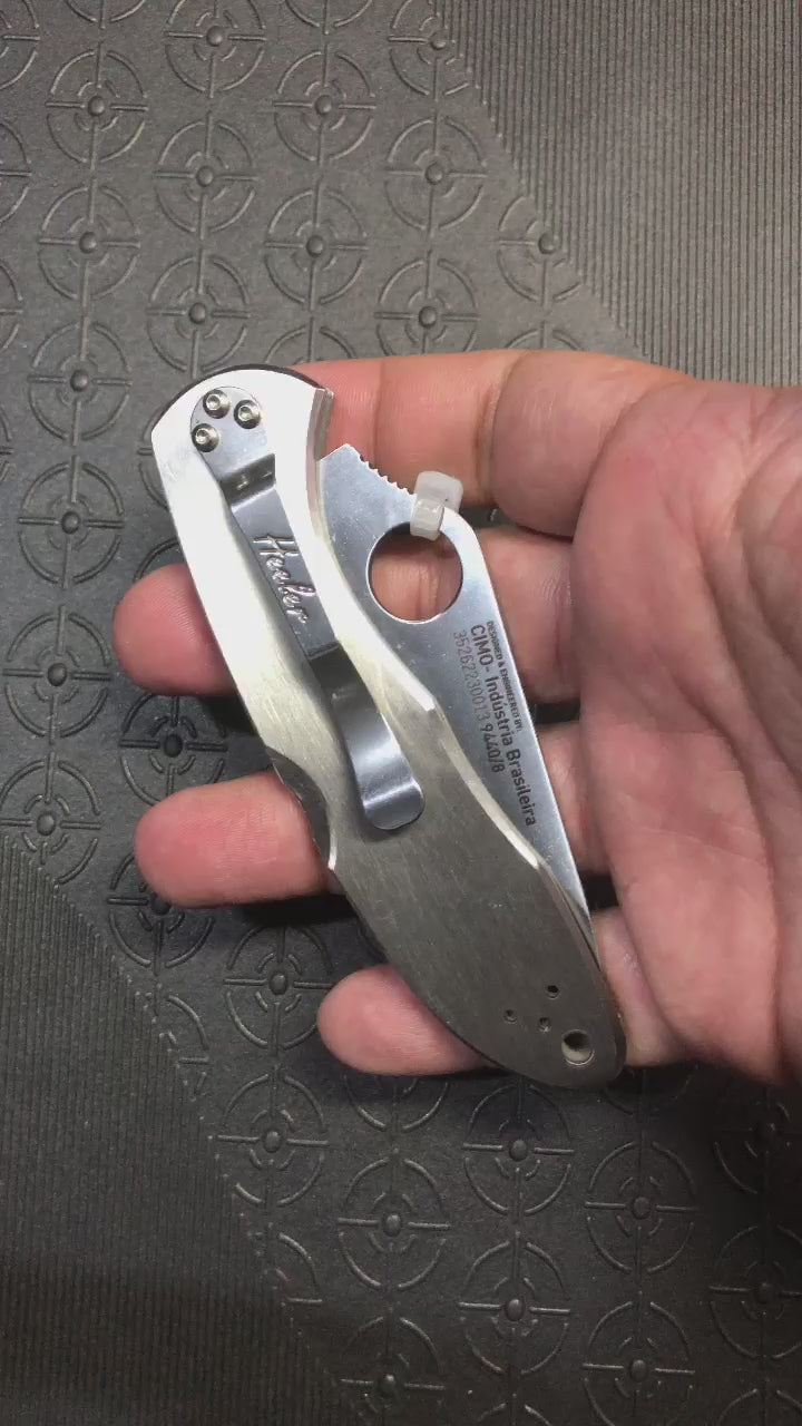 Canivete Cimo Heeler 8 Inox Cabo Inox Com Clip - 9440/8