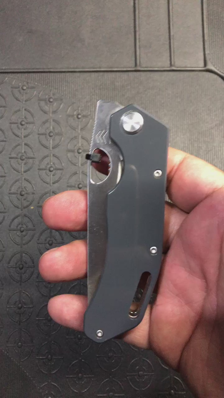 Canivete Cimo Tanto Inox Cabo Rigiflex Cyber com Clip - RF85T-CY