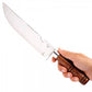 Faca Cimo Inox Cabo Madeira Com Bainha - 2051/8 C/B