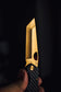 Canivete Cimo Eclipse Tanto Gold Titanium Fibra Carbono Com Clip - EC85T-GTI