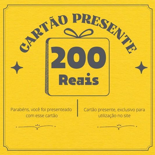 Cartão-Presente CIMO - R$ 200,00