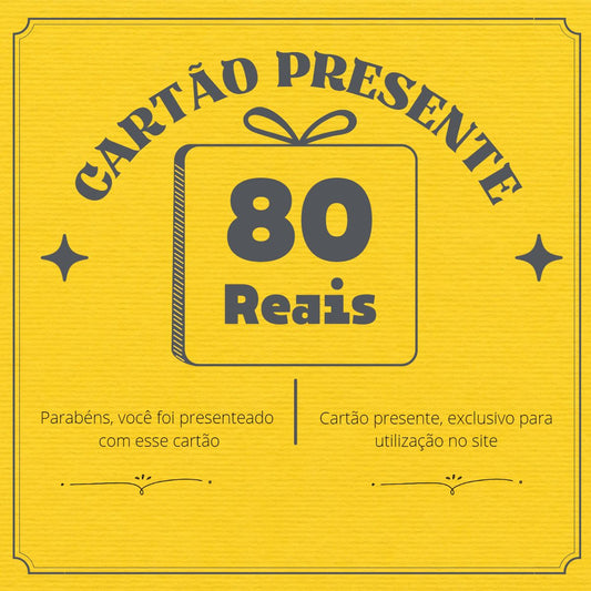 Cartão-Presente CIMO - R$ 80,00